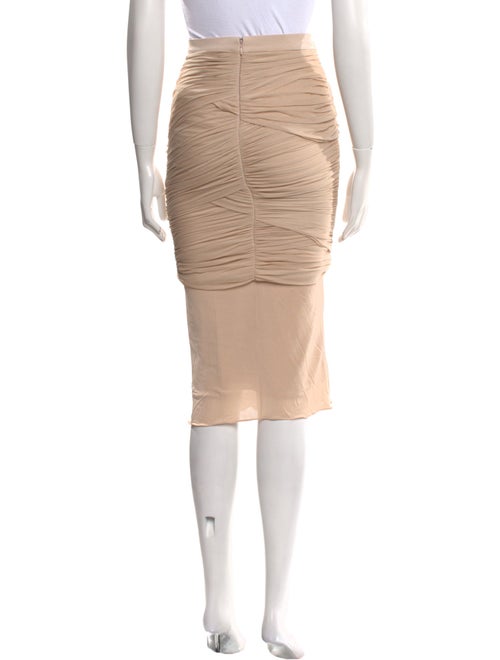 Tom Ford Pleated Accents Knee-Length Skirt