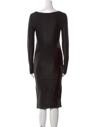 Tom Ford V-Neck Midi Length Dress