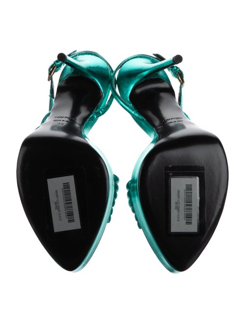 Tom Ford Leather Slingback Sandals