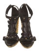 Tom Ford Alligator T-Strap Sandals