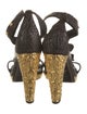 Tom Ford Alligator T-Strap Sandals