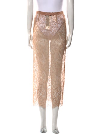 Tom Ford Lace Pattern Midi Length Skirt