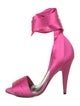 Tom Ford Satin Pleated Accents Sandals