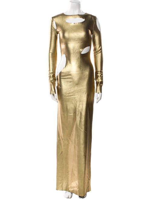 Tom Ford Bateau Neckline Long Dress