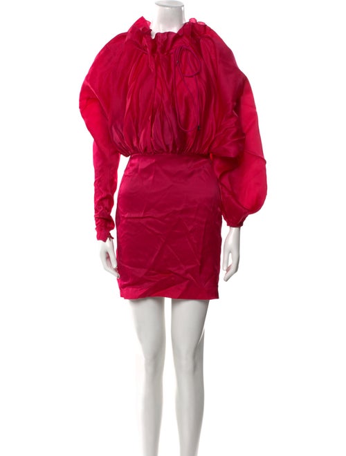 Tom Ford Mock Neck Mini Dress