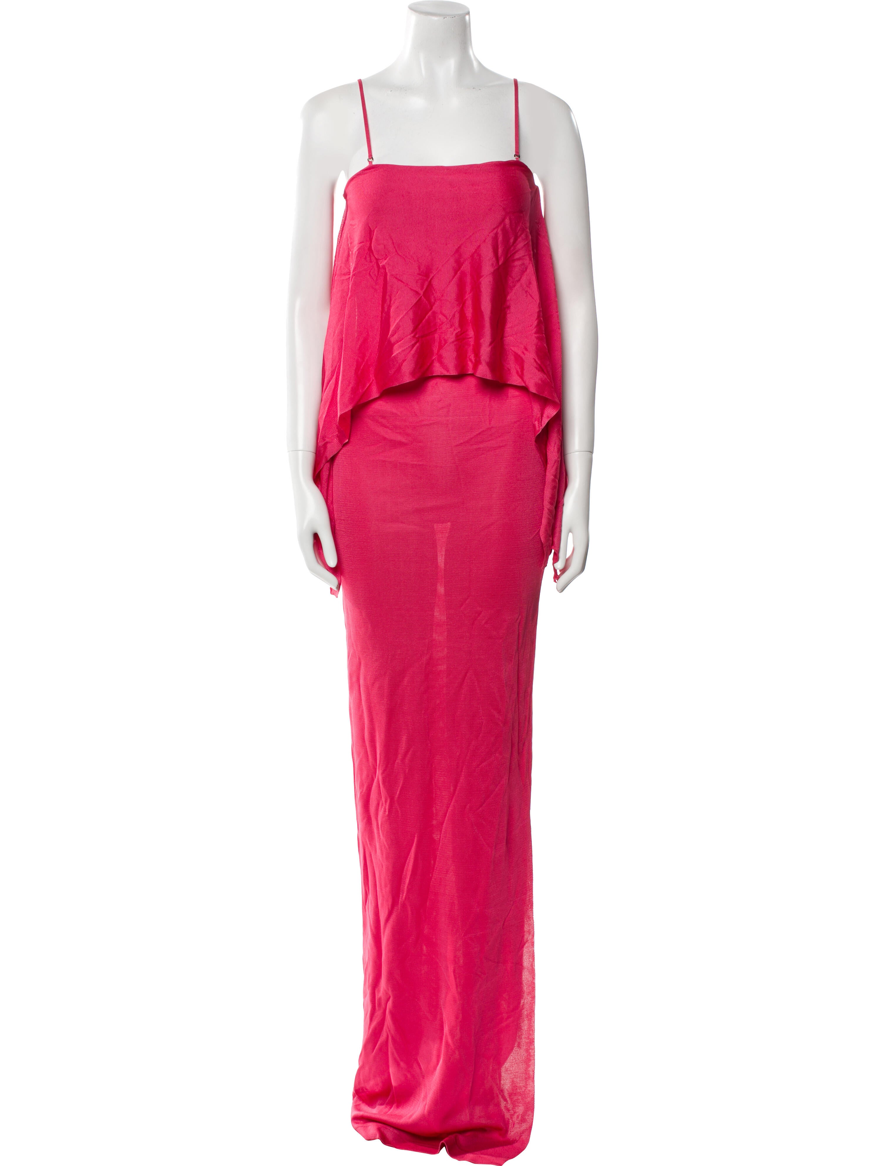 Tom Ford Square Neckline Long Dress