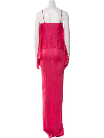 Tom Ford Square Neckline Long Dress