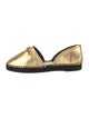 Tom Ford Leather Chain-Link Accents D'Orsay Flats