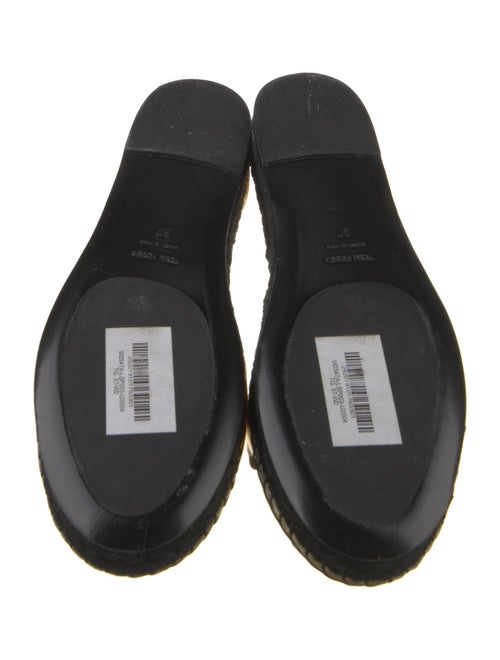 Tom Ford Leather Chain-Link Accents D'Orsay Flats