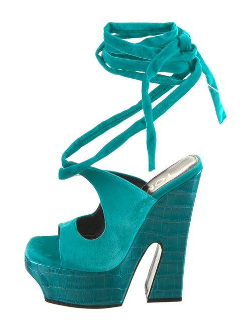 Tom Ford Velvet Gladiator Sandals