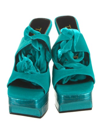 Tom Ford Velvet Gladiator Sandals