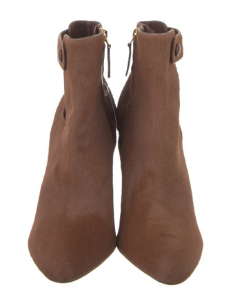 Tom Ford Ponyhair Cutout Accent Boots