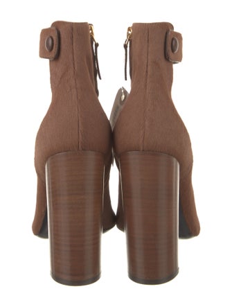 Tom Ford Ponyhair Cutout Accent Boots