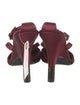 Tom Ford Velvet Leather Trim Embellishment D'Orsay Pumps