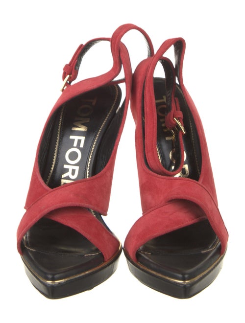 Tom Ford Suede Slingback Sandals