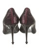 Tom Ford Sequins Leather Trim Embellishment Pumps