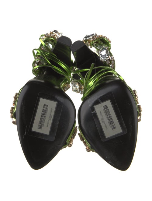 Tom Ford Patent Leather Crystal Embellishments Sandals