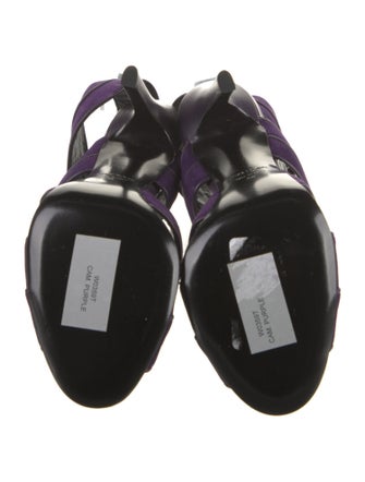 Tom Ford Suede Printed Slingback Sandals