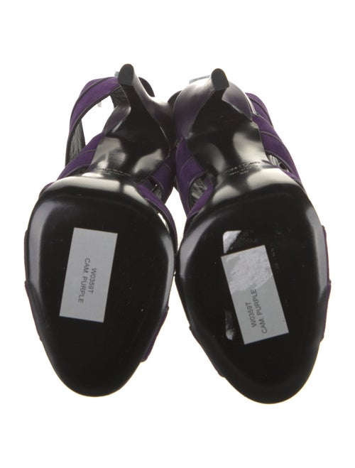 Tom Ford Suede Printed Slingback Sandals