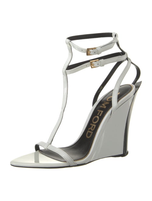Tom Ford Patent Leather T-Strap Sandals