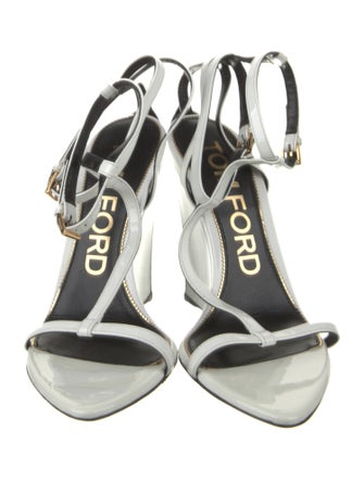 Tom Ford Patent Leather T-Strap Sandals