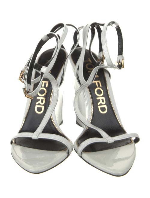 Tom Ford Patent Leather T-Strap Sandals