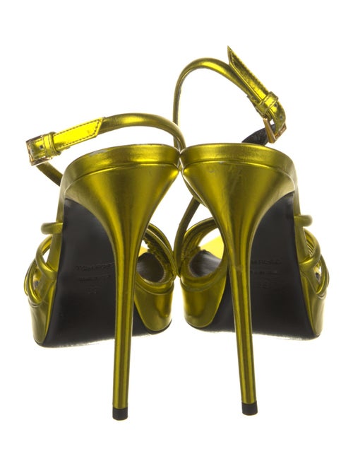 Tom Ford Patent Leather Slingback Sandals