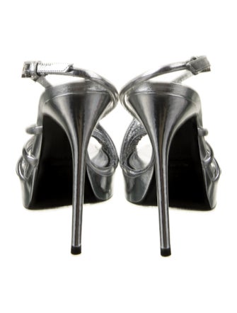 Tom Ford Patent Leather Slingback Sandals