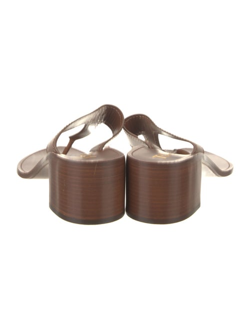 Tom Ford Leather T-Strap Sandals