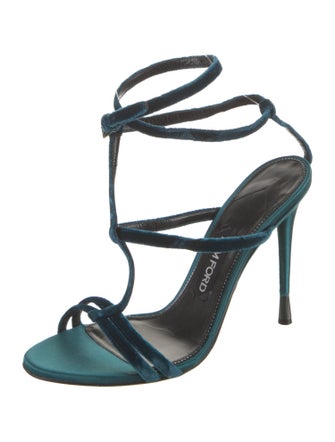 Tom Ford Velvet Gladiator Sandals