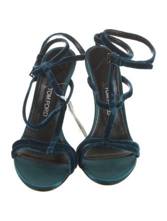 Tom Ford Velvet Gladiator Sandals