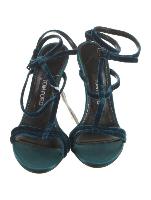 Tom Ford Velvet Gladiator Sandals