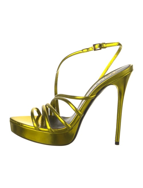 Tom Ford Patent Leather Slingback Sandals