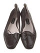 Tom Ford Leather Bow Accents Ballet Flats