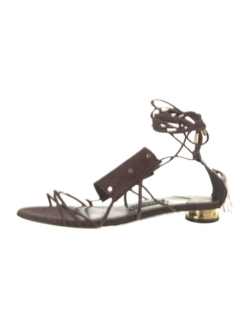 Tom Ford Suede Studded Accents Gladiator Sandals