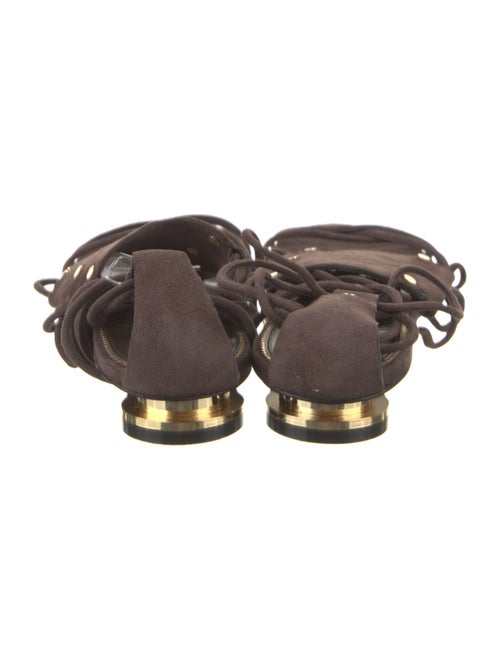 Tom Ford Suede Studded Accents Gladiator Sandals