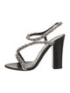 Tom Ford Patent Leather Chain-Link Accents T-Strap Sandals