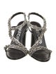 Tom Ford Patent Leather Chain-Link Accents T-Strap Sandals