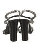 Tom Ford Patent Leather Chain-Link Accents T-Strap Sandals