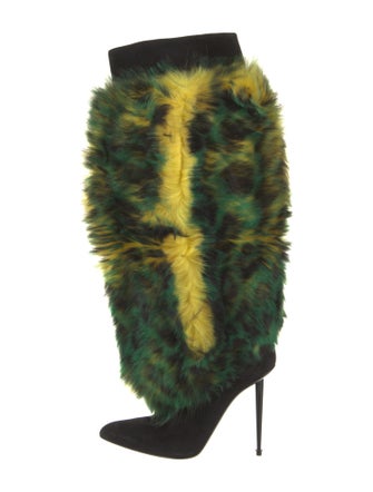 Tom Ford Shearling Printed Boots