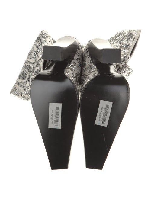 Tom Ford Animal Print Crystal Embellishments Boots