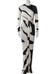 Tom Ford Printed Long Dress