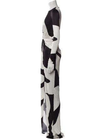 Tom Ford Printed Long Dress