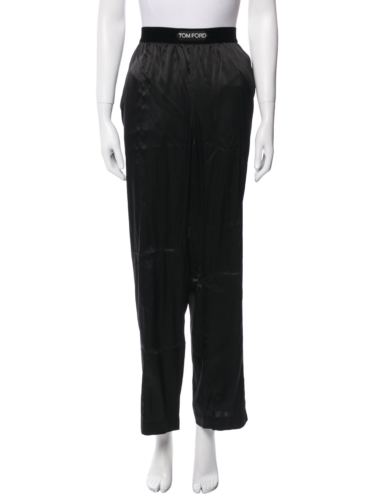 Tom Ford Silk Wide Leg Pants w/ Tags