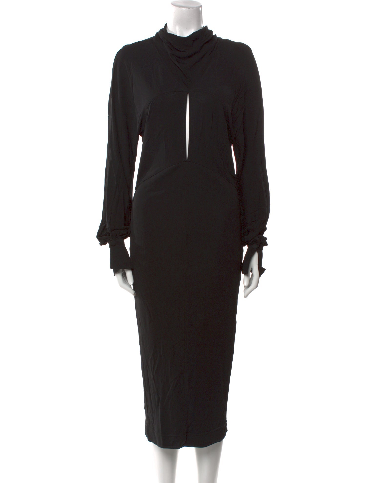 Tom Ford Turtleneck Midi Length Dress