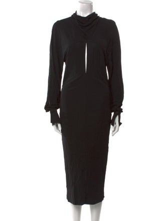 Tom Ford Turtleneck Midi Length Dress
