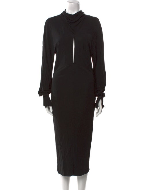 Tom Ford Turtleneck Midi Length Dress