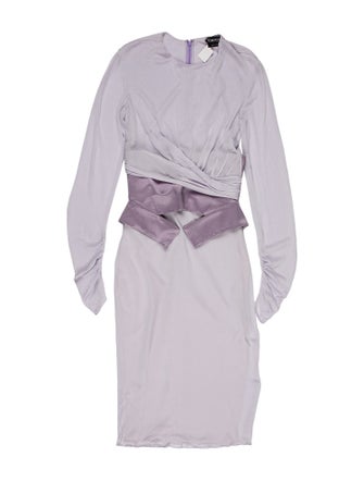 Tom Ford Crew Neck Midi Length Dress