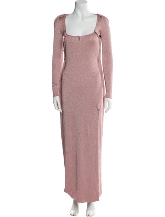Tom Ford Square Neckline Long Dress