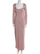 Tom Ford Square Neckline Long Dress